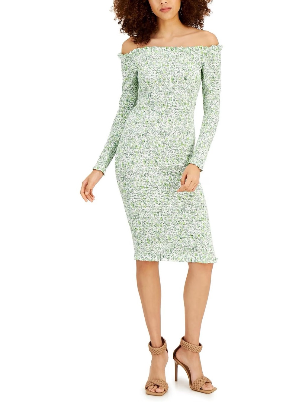 🆕 INC International Concepts Giselle Smocked Dress Medium
